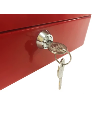 Coffre de sécurité de clé de verrouillage Caisse avec couvercle en métal -  Chine Boîte d'argent et Metal Caisse prix