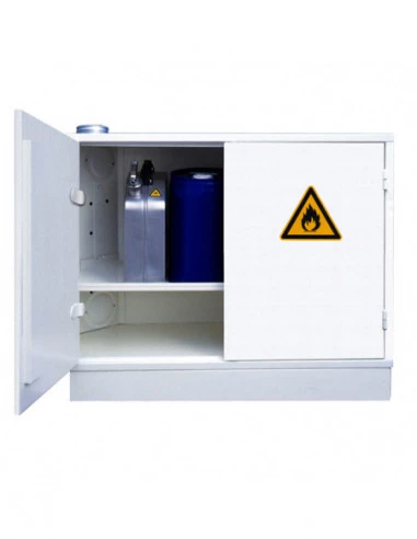 armoire-produits-chimique-Armoire De Sécurité Pour Produits Inflammables, Toxiques Ou Nocifs - Basse 2 Portes - G806g-1