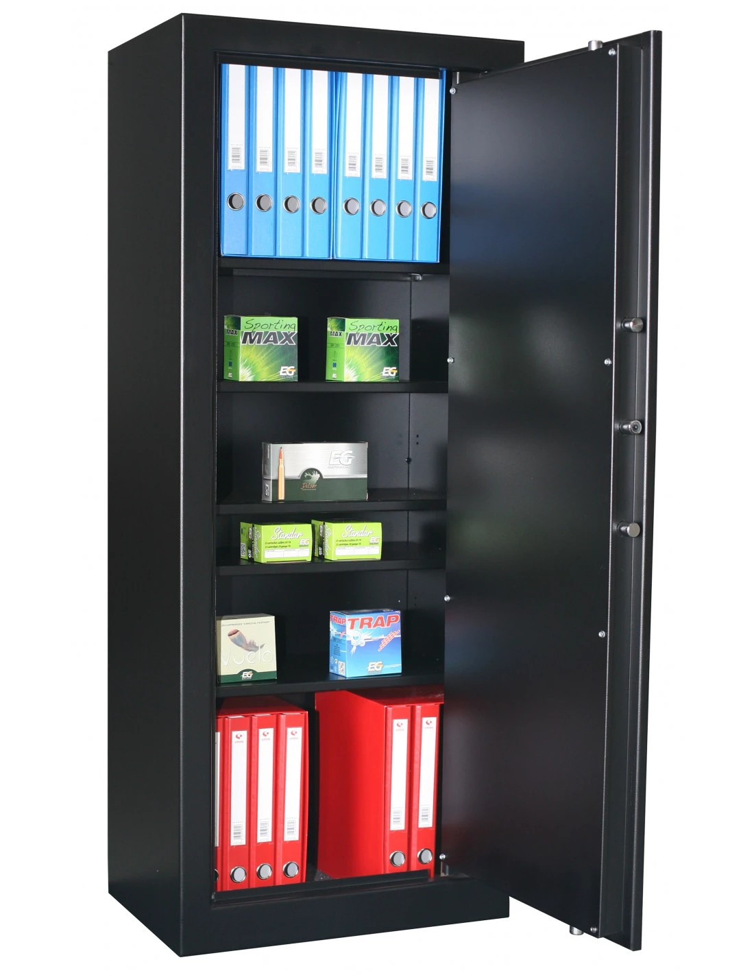 armoire-de-securite-Armoire Forte Infac 5 Étagères Amovibles C20S - Grand Modéle Serrure à Clé-2